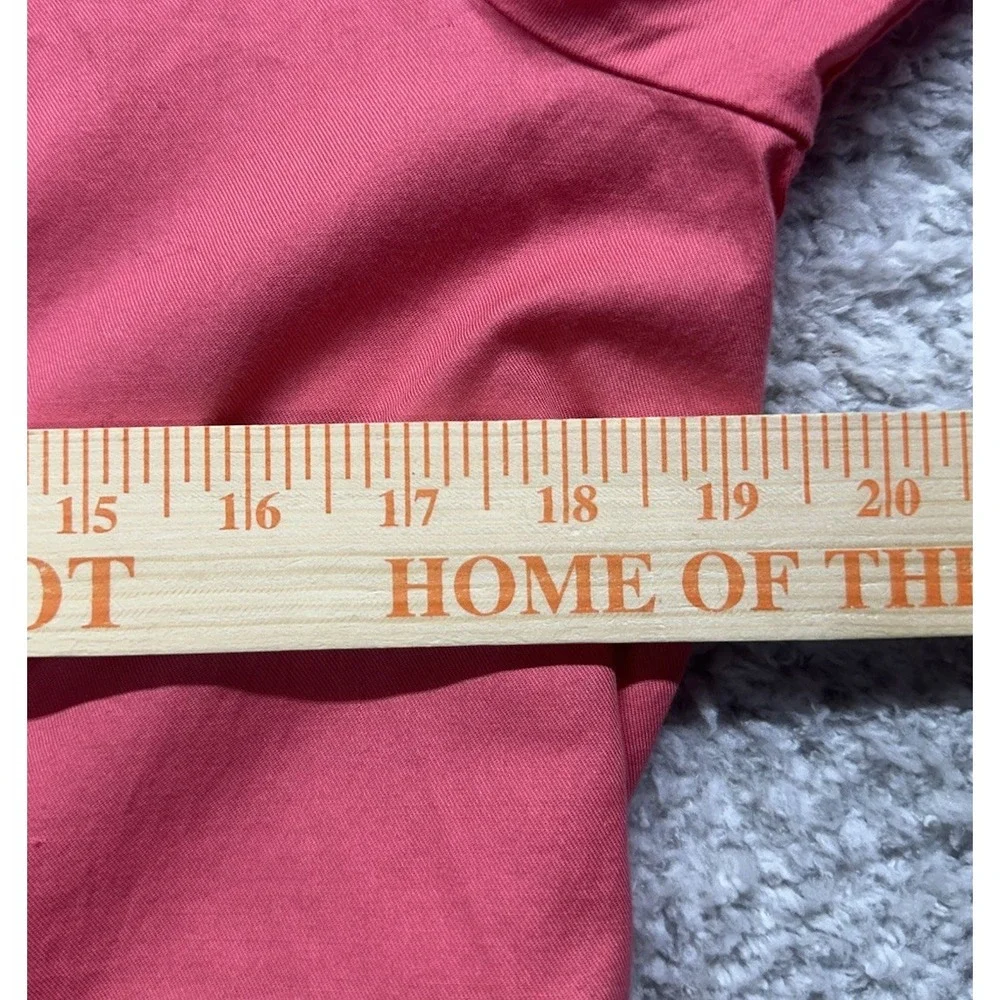 J.‎ Jill Blouse Small Pull Over Top Flowy Oversized Tunic Pink Peasant Cotton - Picture 9 of 10